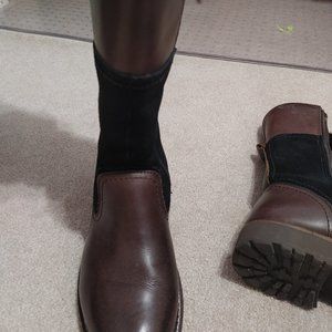 Jeffrey Sky, Women's Size 8 Boots, Dark/Light Brown